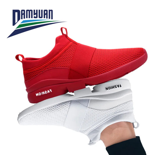 Comfortable Breathable Non-Leather Mesh Jogging Shoes