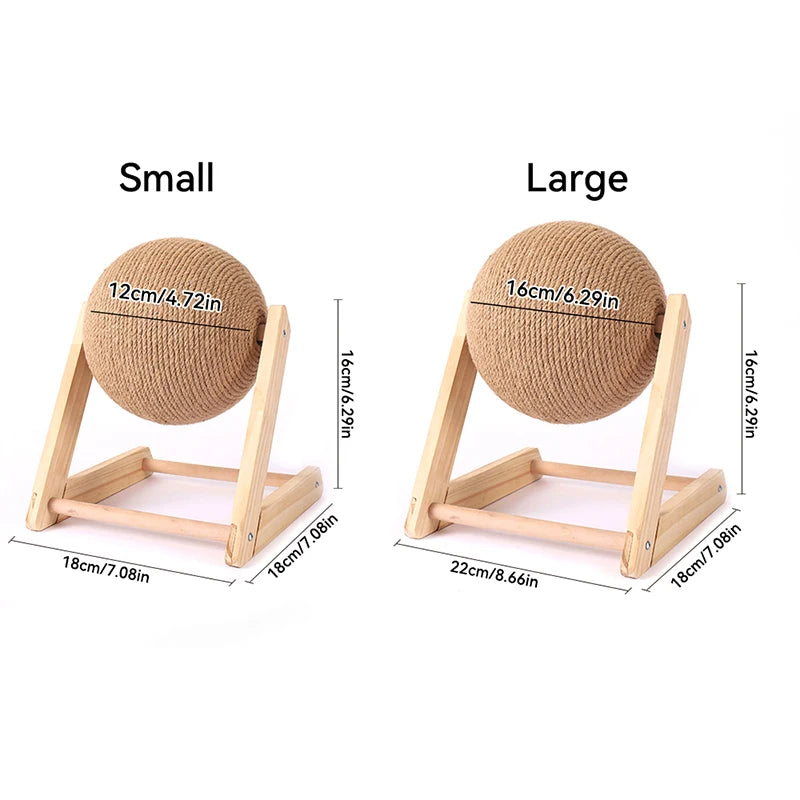 Cat Scratching Ball Board Grinding Paws Toy