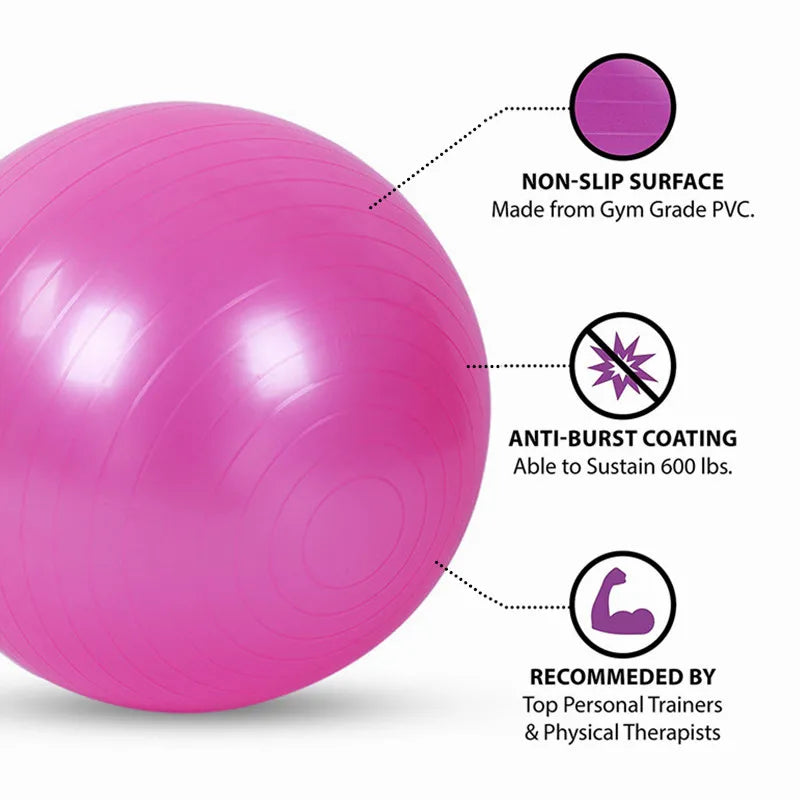 PVC Fitness Yoga Ball Thickened Explosion-proof