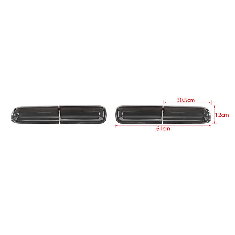 SHINEKA Car Sticker Rear Taillight Cover for Dodge Challenger 2015+