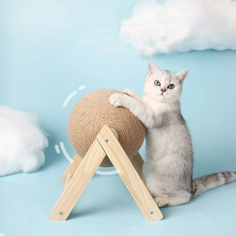 Cat Scratching Ball Board Grinding Paws Toy