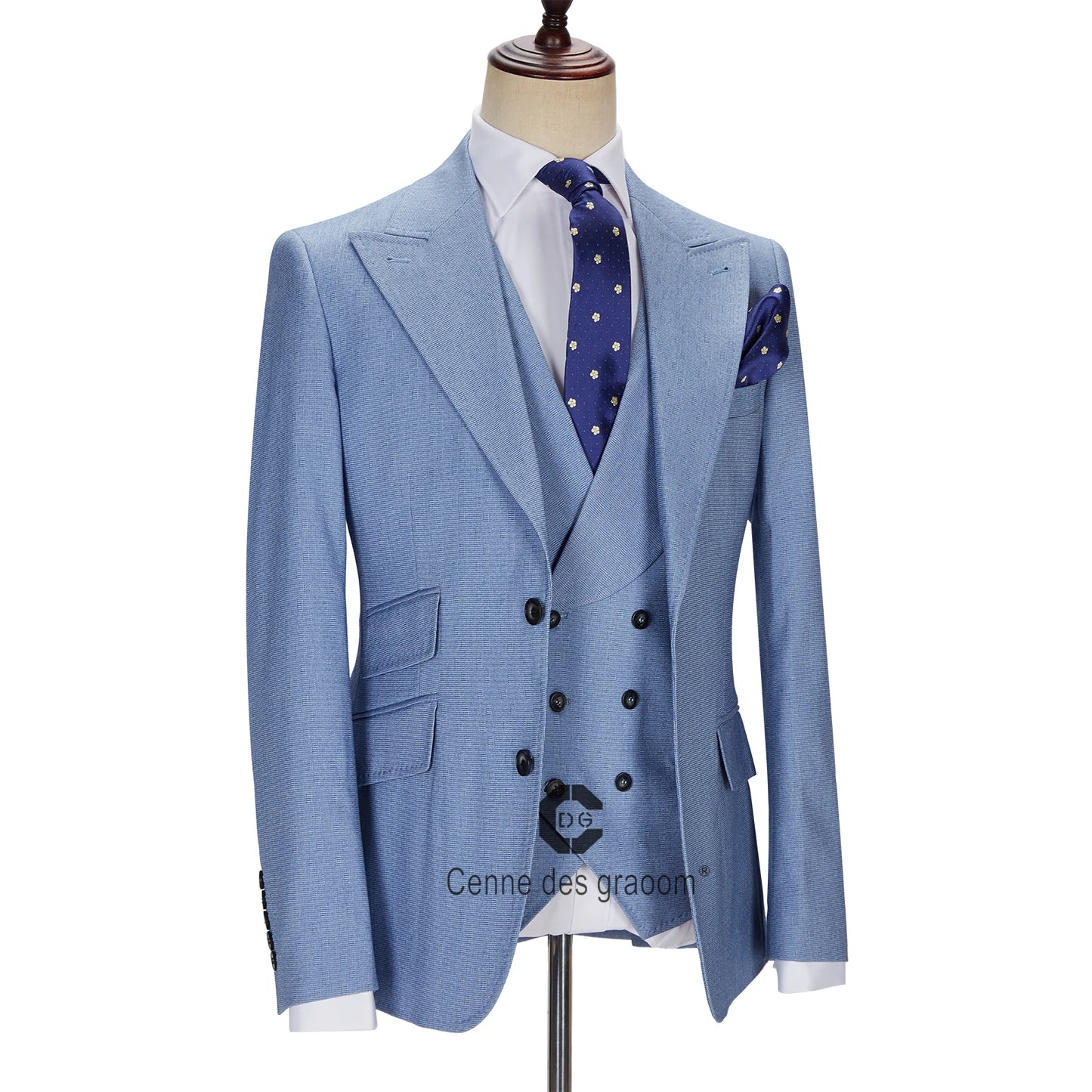 ( Jacket + Vest + Pants ) Men Suits Tailor-Made