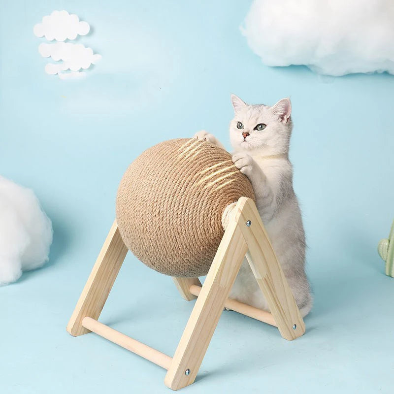 Cat Scratching Ball Board Grinding Paws Toy