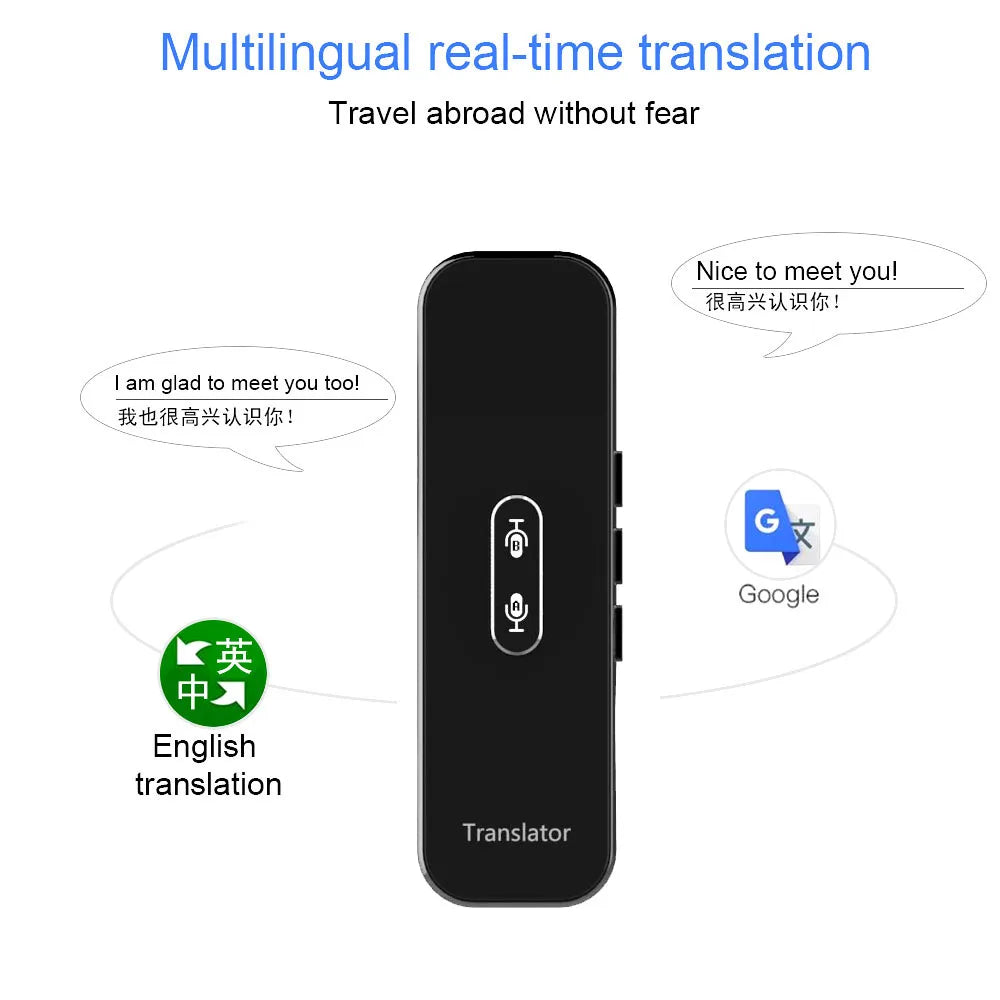 HGDO Mini Wireless Smart Translator 68 Languages