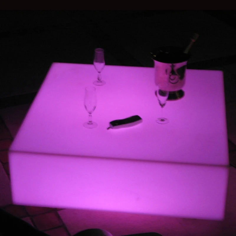 Rechargeable LED Bar Table