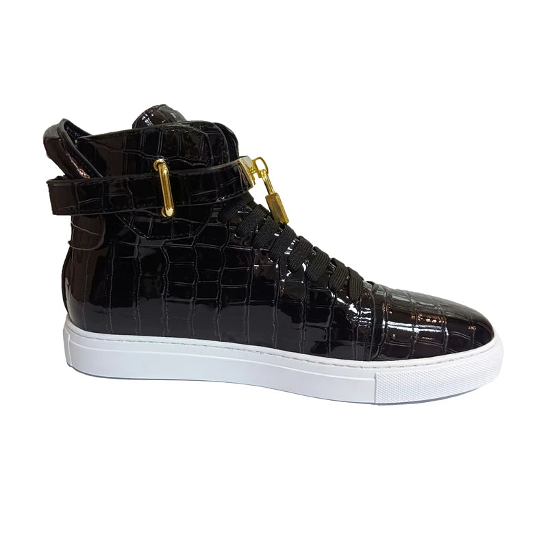 Genuine Natural Leather High Quality Sneakers