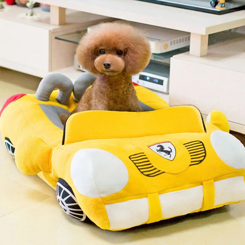 Cool Cat Dog Bed House Luxury Car Pet Bed