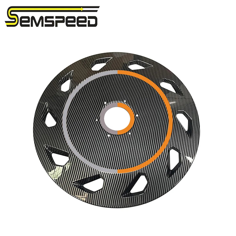 Motorcycle Rear Gear Protective Wheel Cover Carbon