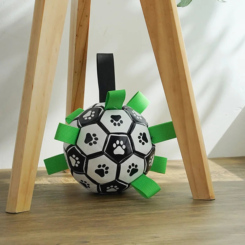 Interactive Pet Toys Dog Outdoor training Soccer Bite Chew Ball