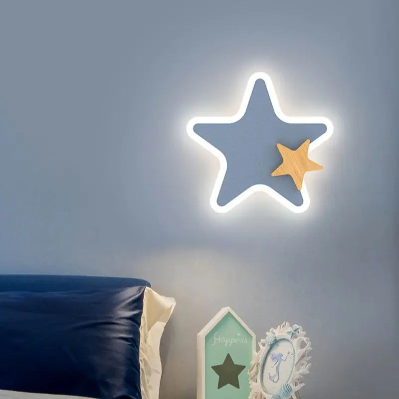 LED Rocket Wall Lamp for Bedroom Kid's Room