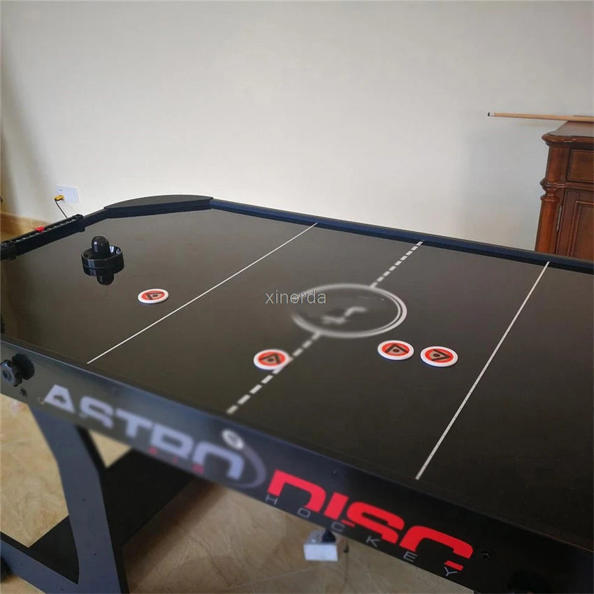 6 Feet Air Hockey Table Strong Foldable with 4 Pucks and 4 Felt Pushers