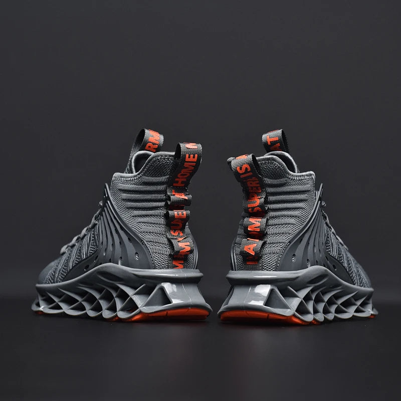 Mens Race Trainer Breathable Fashion Running Shoes