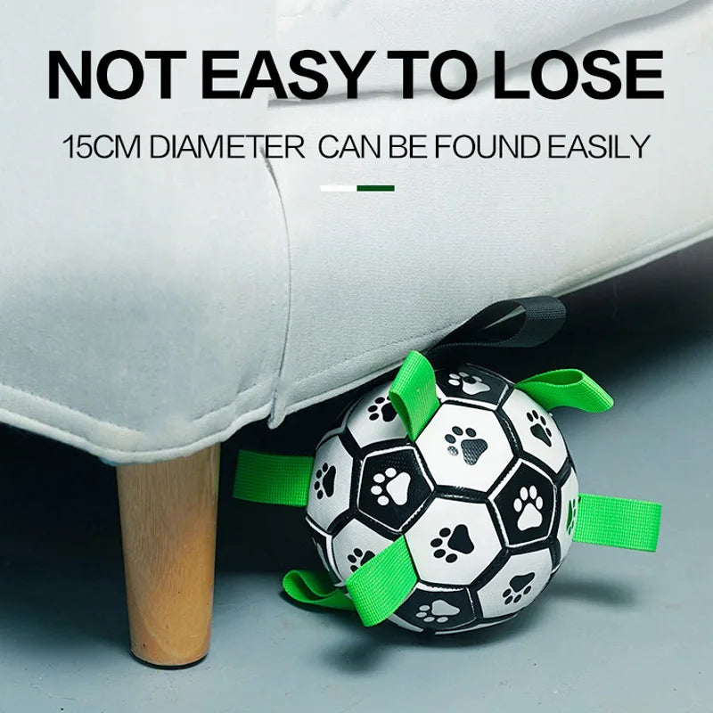 Interactive Pet Toys Dog Outdoor training Soccer Bite Chew Ball