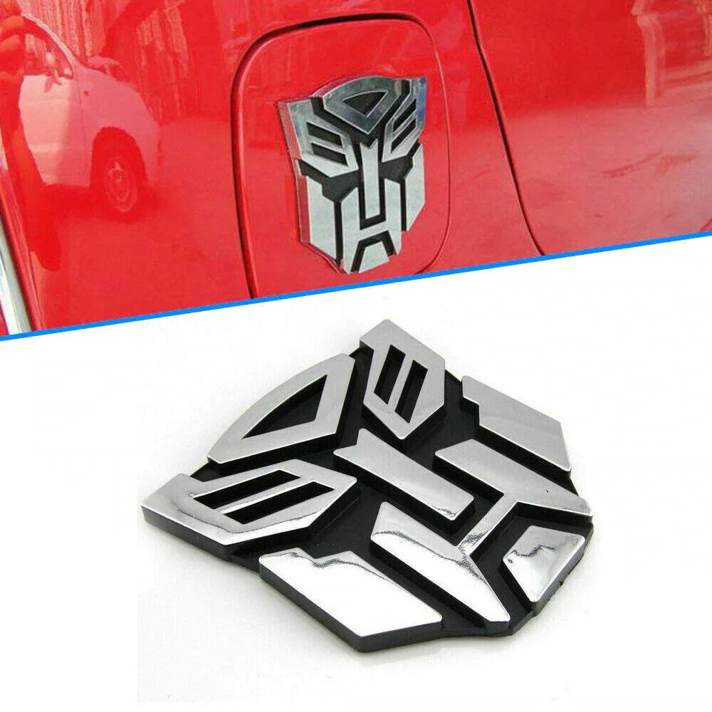 Transformers 3D Car Badge Emblem
