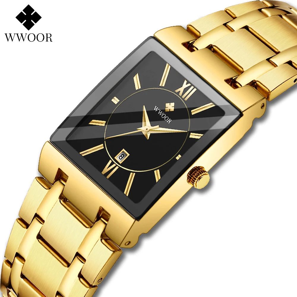 Fashion Mens Watch Waterproof Geneva Design