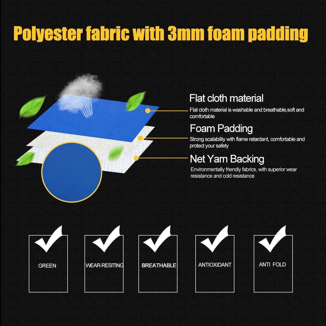 Universal Bucket Car Seat Covers Interior Seat Decoration