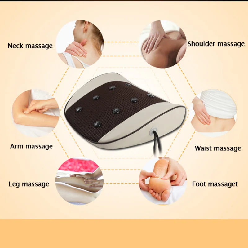 Back Massager Acupuncture Back Pain Lumbar Massage Pad