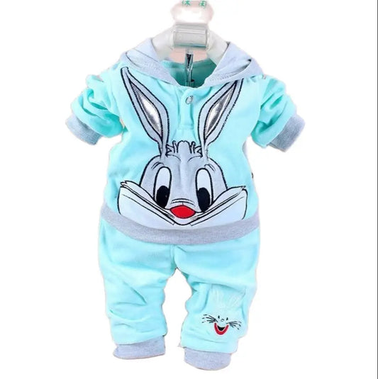 Children Clothing Sport  T-shirt+PantsKeep warm Outfit Suit