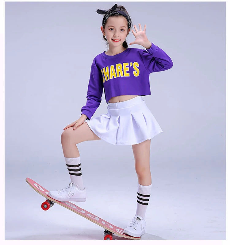 Fashion Jazz Dance Clothing Girls