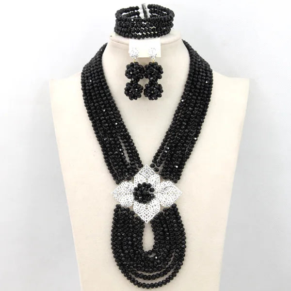 Hot New Nigerian African Beads Jewelry Set