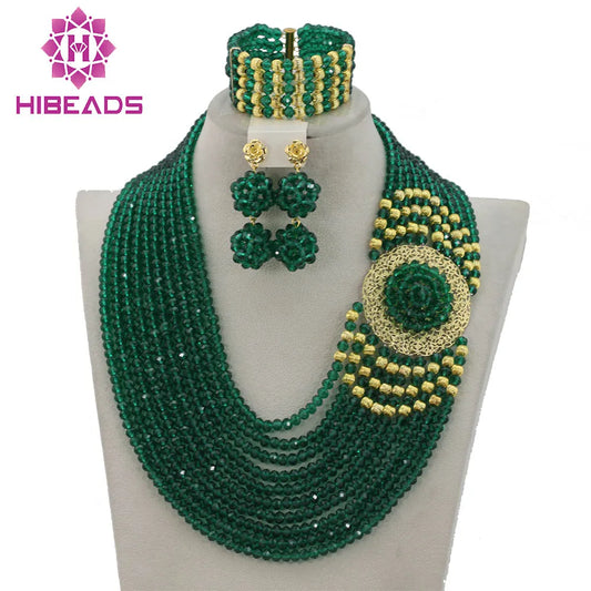 Splendid Nigerian Beads Choker Necklace Set