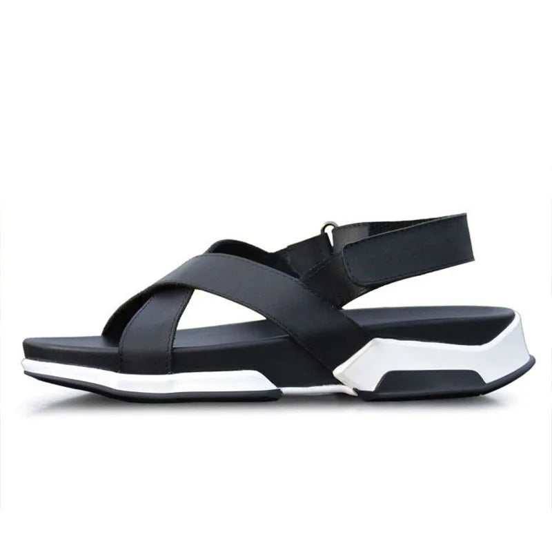 Leisure Strap Genuine Leather Shoes