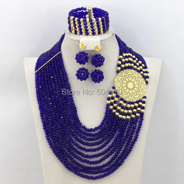 Splendid Nigerian Beads Choker Necklace Set