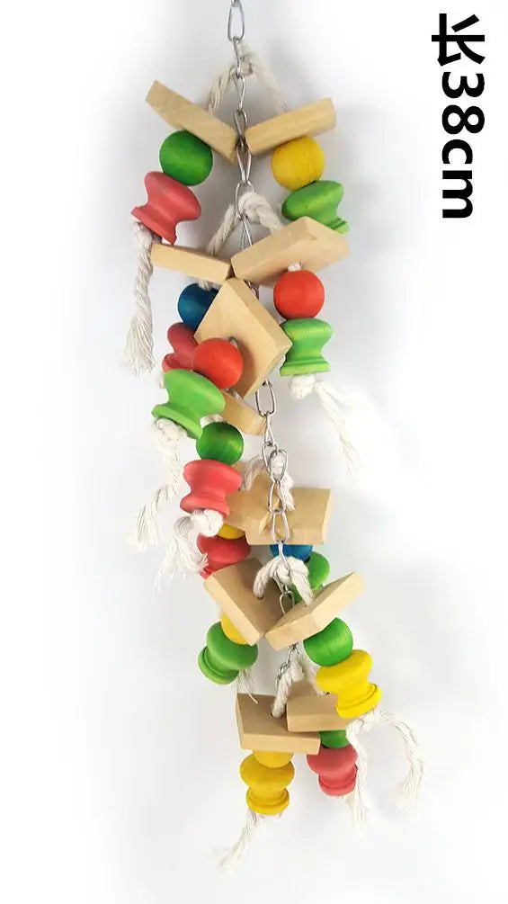 Parrot Grinding Swing Station String Toy