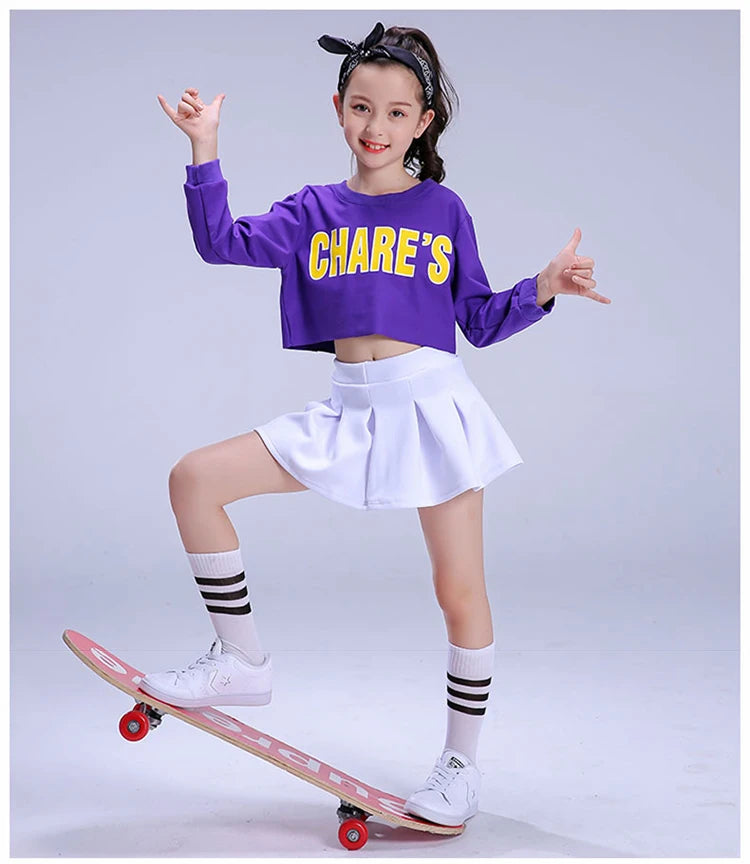 Fashion Jazz Dance Clothing Girls
