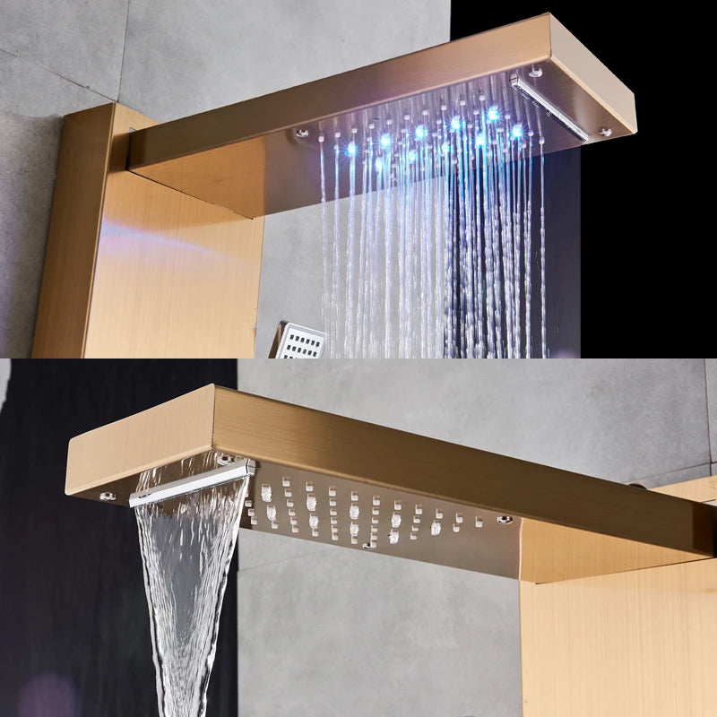 LED Light Shower Column Digital Screen