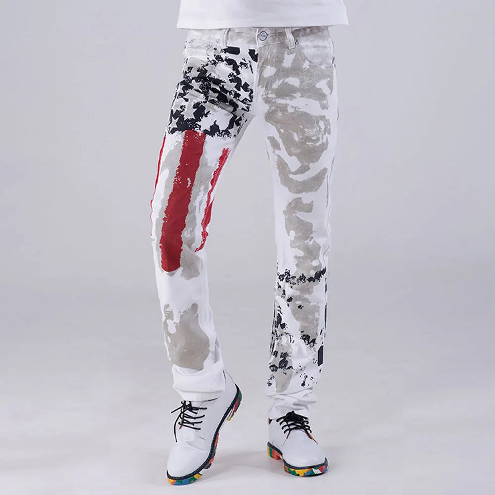 American Flag Mens Jeans