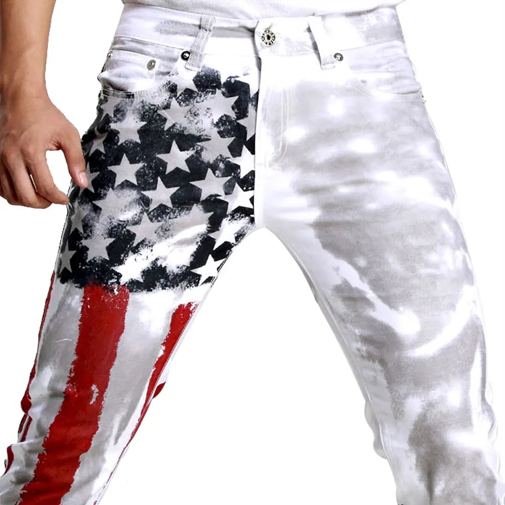 American Flag Mens Jeans