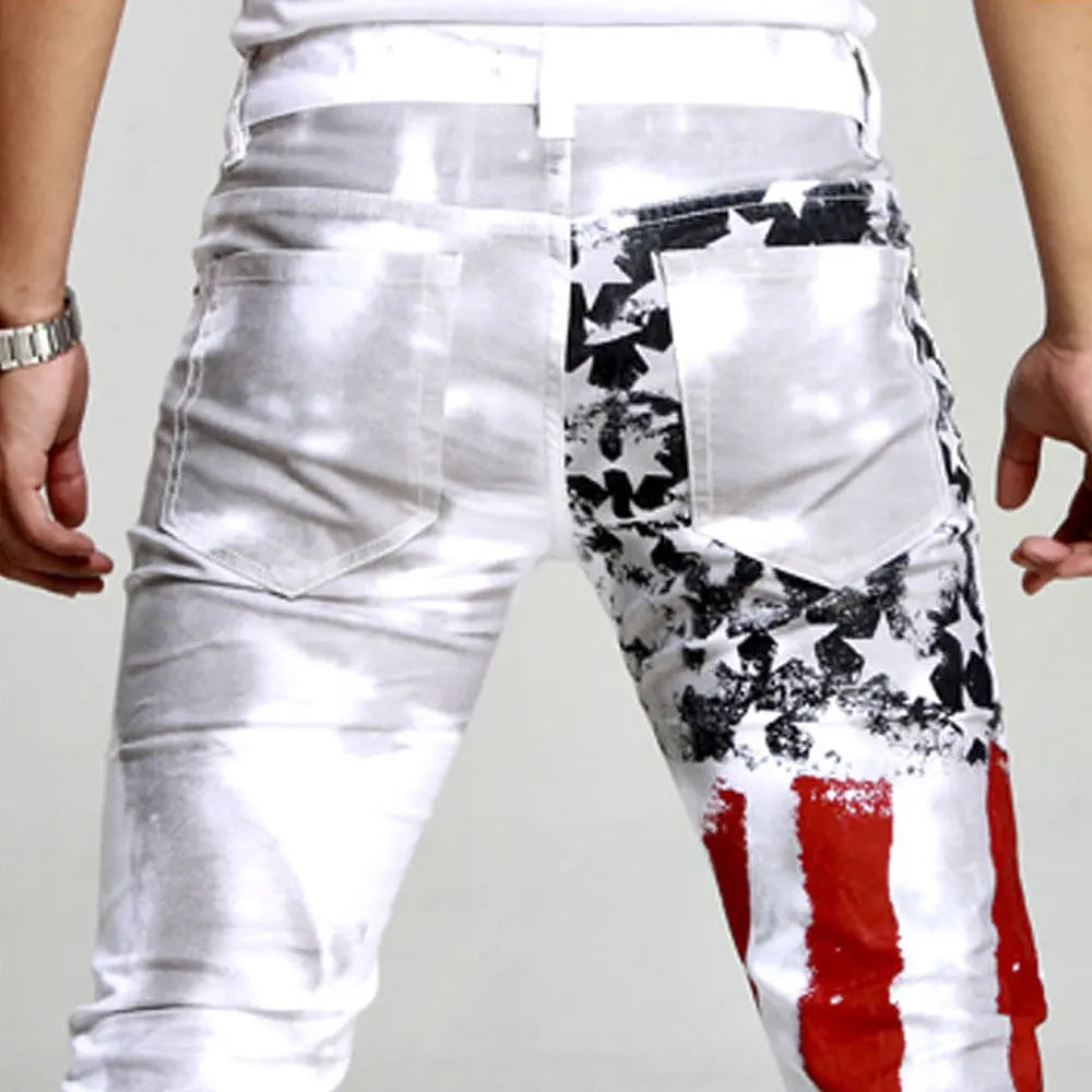 American Flag Mens Jeans