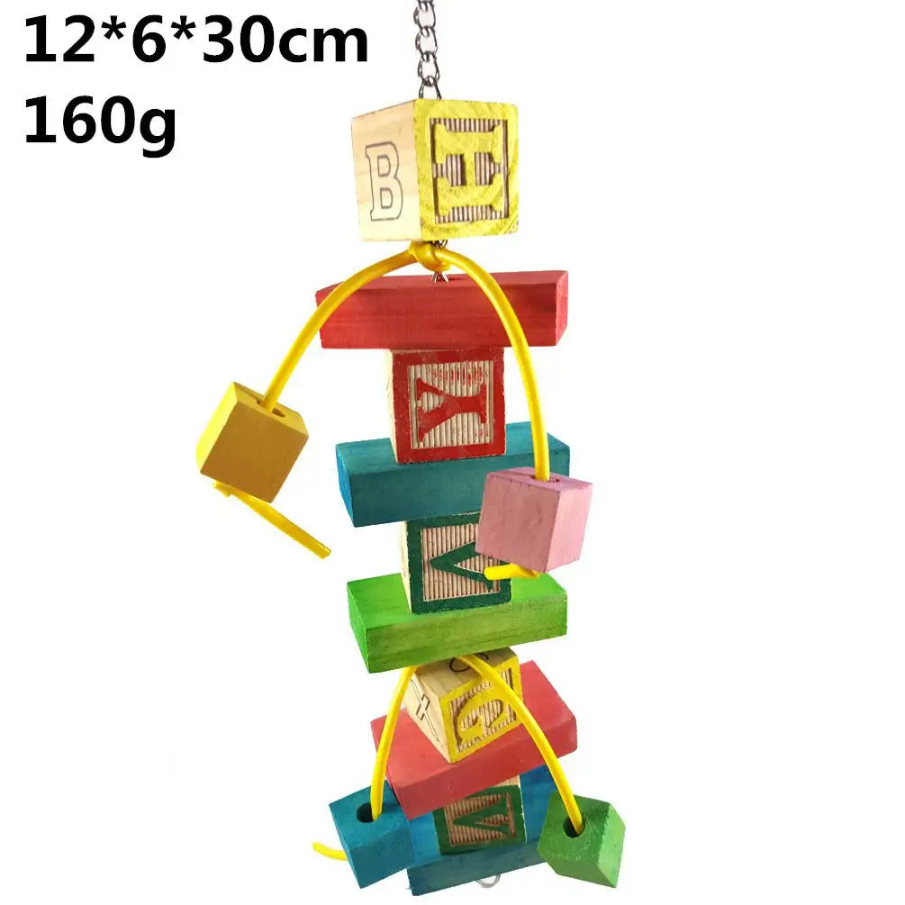 Parrot Grinding Swing Station String Toy