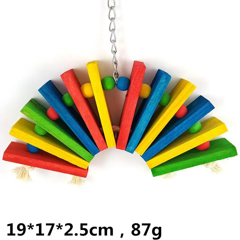 Parrot Grinding Swing Station String Toy