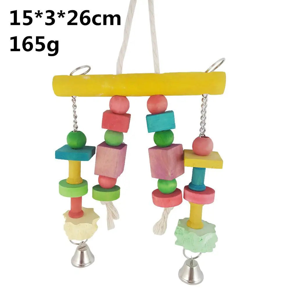 Parrot Grinding Swing Station String Toy