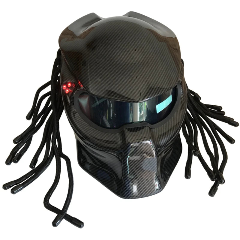 Masei New 4 color Bright Black Camouflage Predators Full face helmet