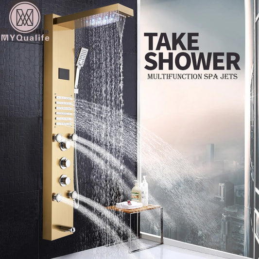 LED Light Shower Column Digital Screen