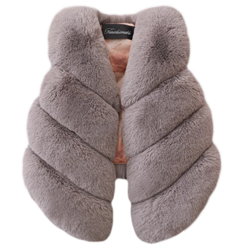 Faux Fur Vest Outerwear