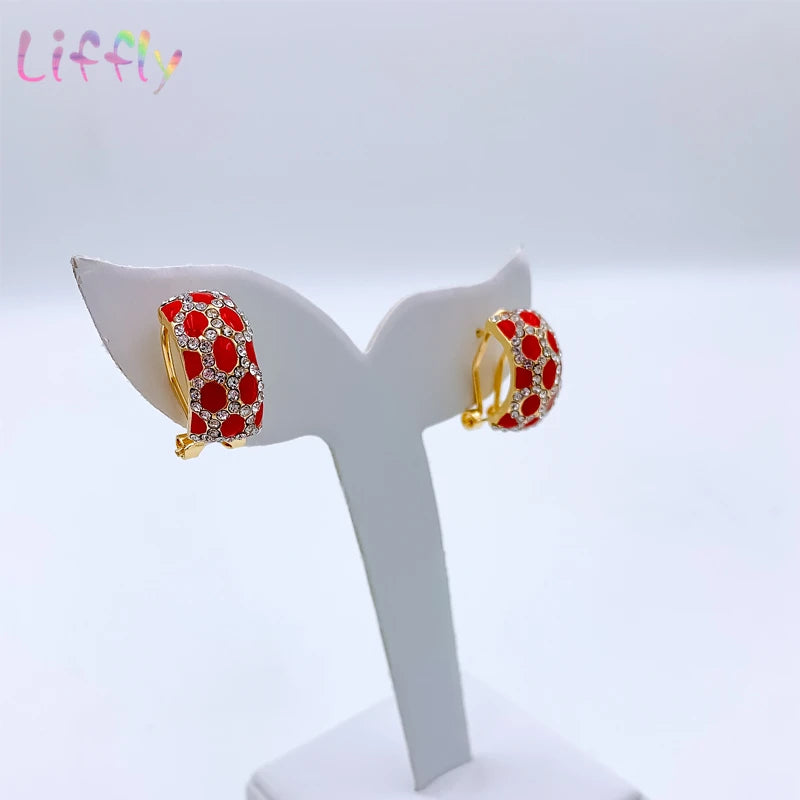 African Jewelry Sets Necklace Bracelet Earrings Rings for Women