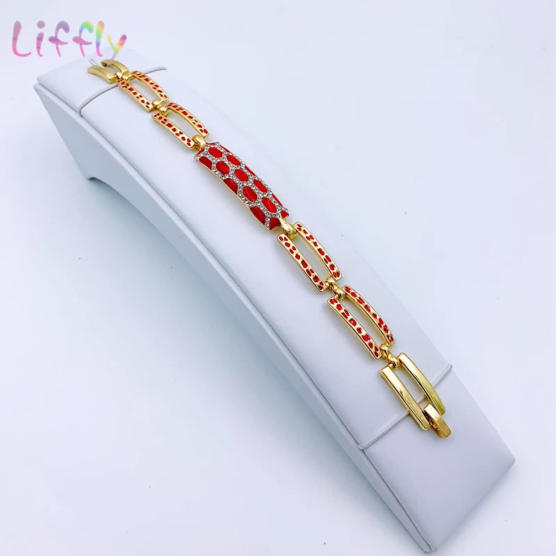 African Jewelry Sets Necklace Bracelet Earrings Rings for Women