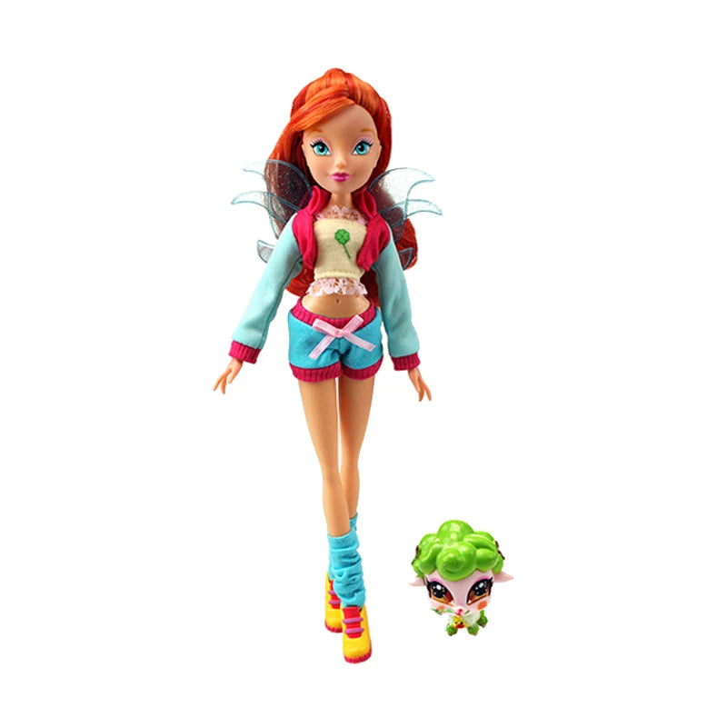 Fairy Rainbow Colorful Girl Doll Action Figures