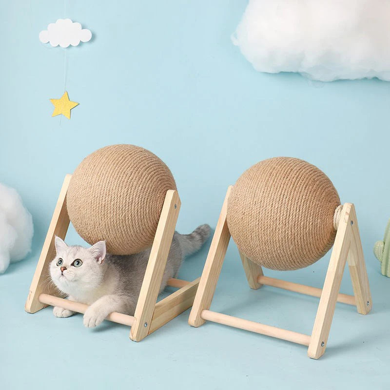 Cat Scratching Ball Board Grinding Paws Toy