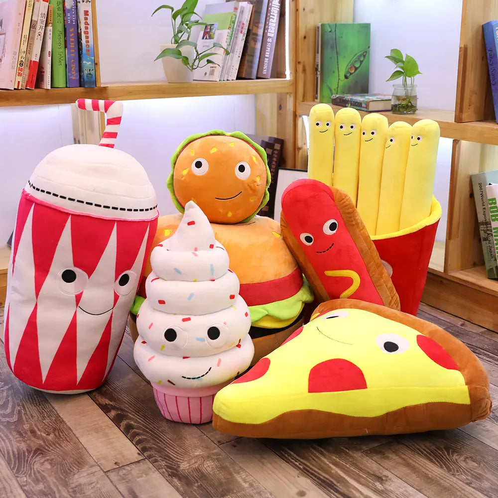 Toy Stuffed Fast Food Pillow Cushion