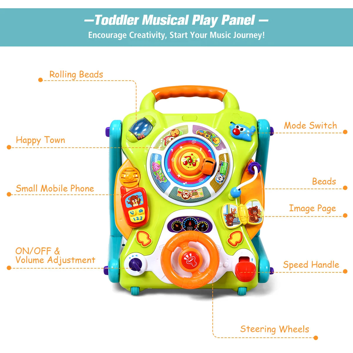 3 in1 Sit to Stand Learning Walker