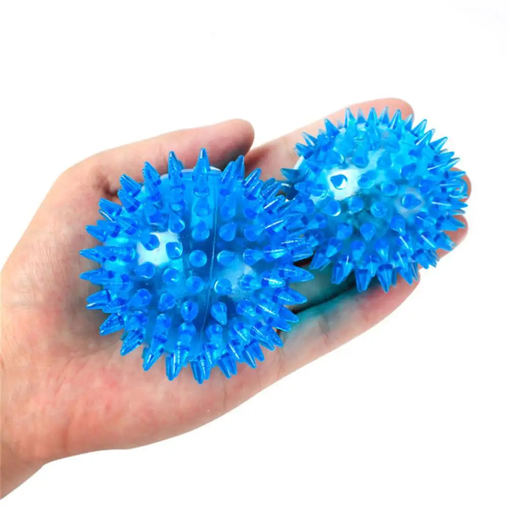 Dog Squeaky Toys Colorful Soft Rubber Luminous