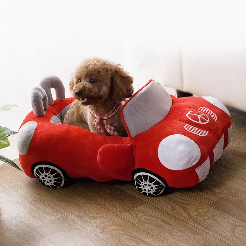 Cool Cat Dog Bed House Luxury Car Pet Bed