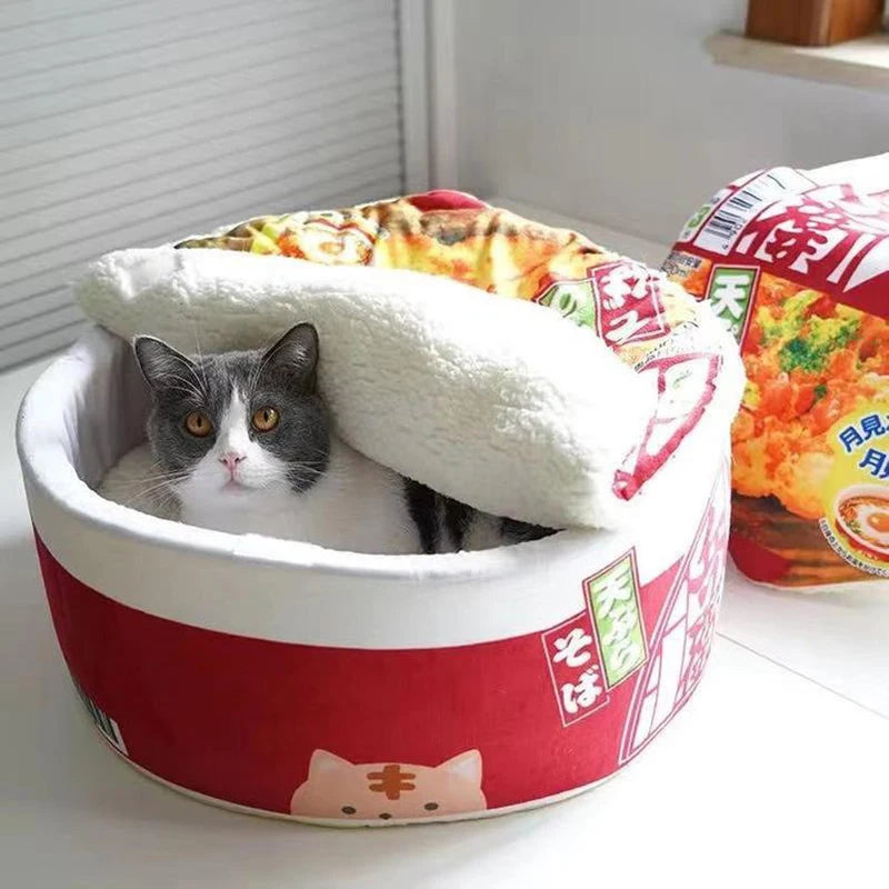 Funny Noodles Small Dog Bed House