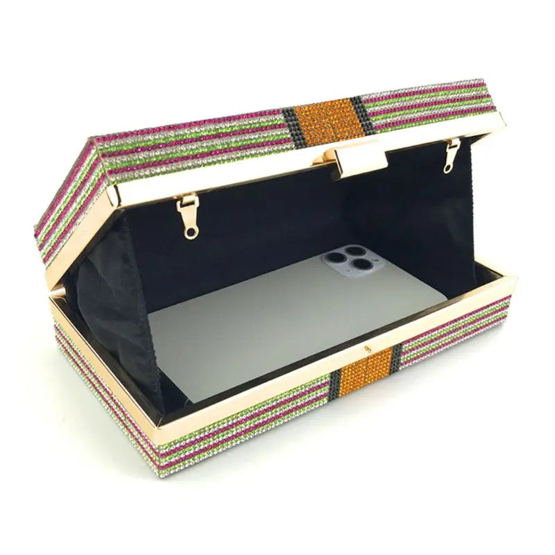 Creative Fashion New Money Clutch Rhinestone Purse $10000