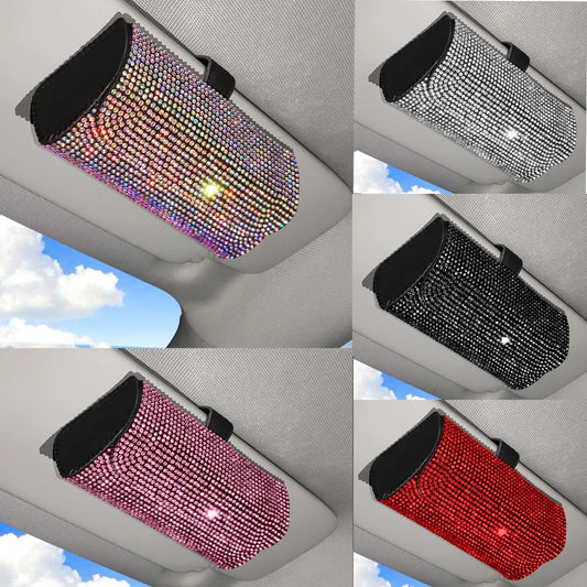 Bling Rhinestone Glasses Case Storage Box
